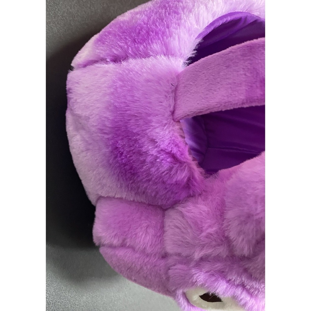 Peeps x Hello Kitty Kuromi Plush Easter Basket Purple Faux Fur Sanrio Tote Bag - Picture 3 of 8